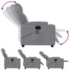 vidaXL Massage Recliner Chair Light grey