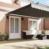 vidaXL Awning Frame Manual Anthracite 196.85 x 137.80 in Aluminium