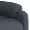 vidaXL Stand Up Massage Recliner Chair Dark gray