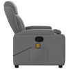 vidaXL Massage Recliner Chair Dark grey