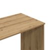 vidaXL Desk Artisan oak Engineered wood Medium Computer Desk
