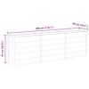 vidaXL Garden Raised Bed Grey Wood plastic composite