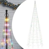 vidaXL Christmas Tree Light Cone 570 LEDs Colorful 118.1"