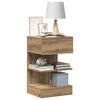 vidaXL Bedside Cabinet Artisan Oak Engineered Wood Standard