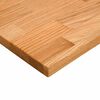 vidaXL Desk Top Light Brown Solid Oak Wood Medium Durable Desk Top