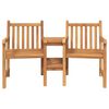 vidaXL Outdoor Chairs Brown 152 x 63 x 89 cm Solid teak wood
