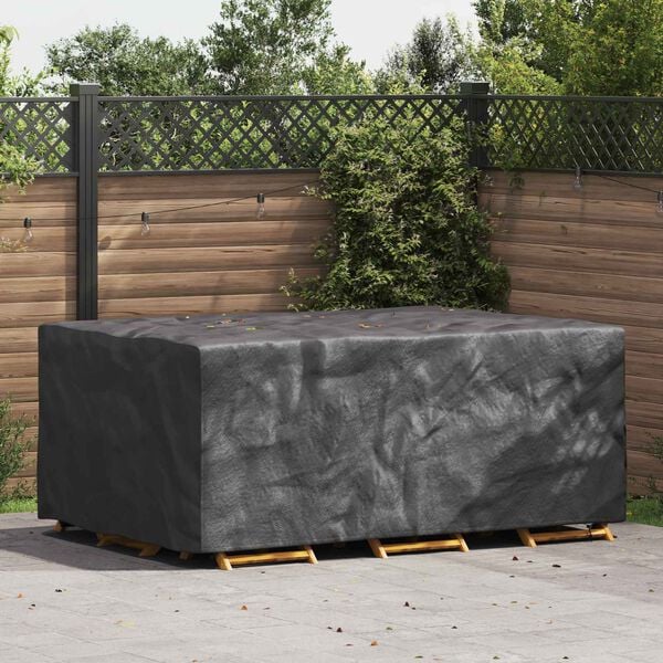vidaXL Furniture Cover Plain Black 82.68 x 51.18 x 27.56 in 210D