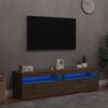 vidaXL TV Cabinet Set of 2 Artisan oak Engineered wood Medium