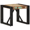 vidaXL Coffee Table Multicolored Solid reclaimed wood, powder-coated iron