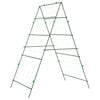 vidaXL Garden Trellis Set of 2 Green Steel with PE coating, PP, PE Large