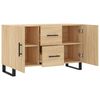 vidaXL Sideboard Sonoma Oak Engineered Wood Medium Sideboard