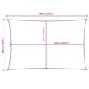 vidaXL Sunshade Sail Oxford Fabric Rectangular 16.4‘x23‘ Black
