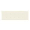 vidaXL Garden Bench Cushion Cream Oxford fabric 59.1 x 19.7 x 1.6 in