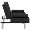 vidaXL Sofa Bed Black