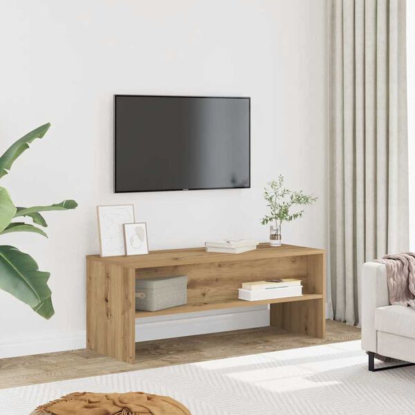 vidaXL TV Cabinet Artisan Oak Engineered Wood Medium TV Cabinet