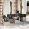 vidaXL Garden Sofa Set Light Grey, Anthracite