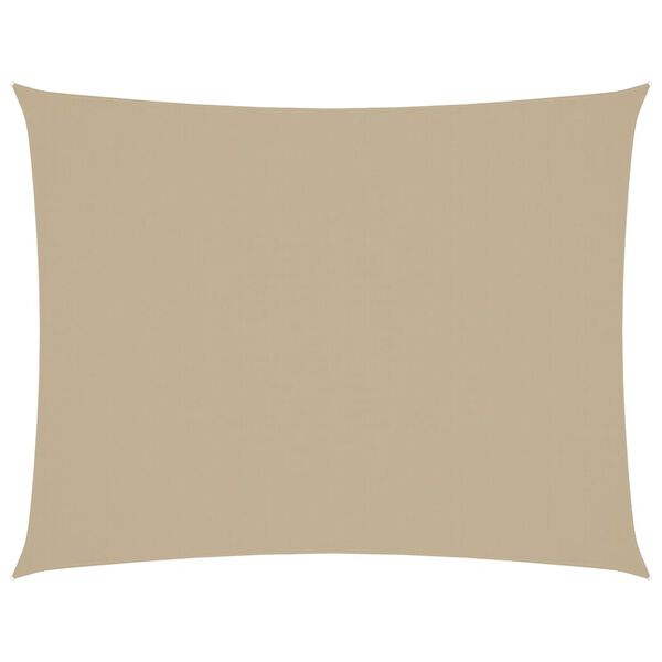 vidaXL Sunshade Sail Oxford Fabric Rectangular 9.8x19.7' Beige