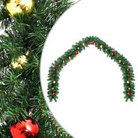 vidaXL Christmas Garland Decorated with Baubles 32.8'