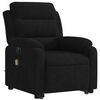 vidaXL Electric Stand up Massage Recliner Chair Black Velvet