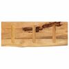 vidaXL Table Top Natural Solid rough mango wood 35.4 in x 7.9 in x 1.0 in