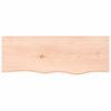 vidaXL Bathroom Countertop 31.5 x 11.8 x (0.8-1.6) " Untreated Solid Wood