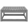 vidaXL Garden Lounge Set Grey Solid pine wood Medium Modular