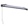 vidaXL Retractable Awning Blue and White