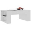 vidaXL Coffee Table White Engineered wood 39.4x23.6x16.5 in Coffee Table