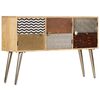 vidaXL Sideboard Naturally stained wood with multicolored patterns