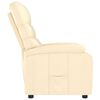 vidaXL Recliner Cream Faux Leather