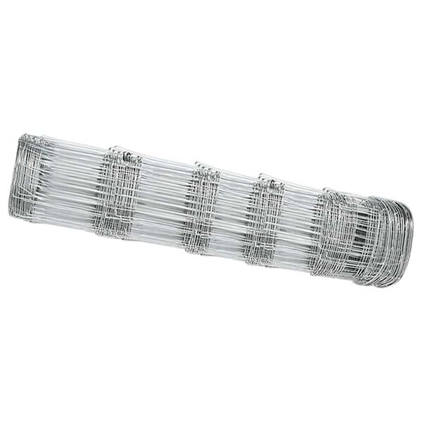 vidaXL Field Fence Silver 984.3" x 31.5" Galvanized steel