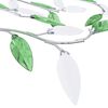 vidaXL Ceiling Lamp Green, Chrome Chrome, Acrylic Medium Lights