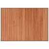 vidaXL Rug Brown Bamboo, Polypropylene 27.6x39.4 in Rug Rectangular