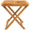vidaXL Garden Table Brown Solid Acacia wood Small Foldable