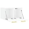 vidaXL Wall Cabinet White Engineered wood Medium Wall Cabinet