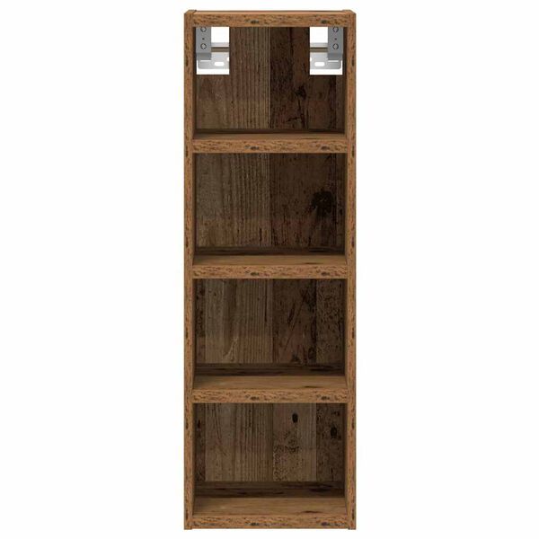 vidaXL Hanging Cabinet Old Wood Engineered Wood Medium Wall mounting