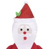 vidaXL Santa Claus Figure Red Fabric, Steel Large Santa Claus Figure