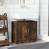 vidaXL Sink Cabinet Smoked Oak Engineered wood 24.8x11.4x21.7 in Modern