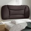 vidaXL Headboard Cushion Dark Brown 100% polyester 31.5 x 5.9 x 18.9 in