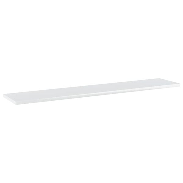 vidaXL Shelf Set of 4 High gloss white Engineered wood Large