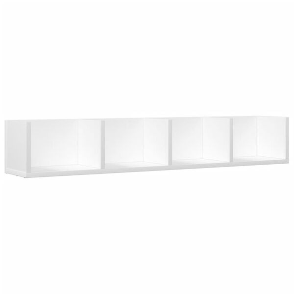 vidaXL Wall Cabinet White Engineered wood Standard Wall Cabinet