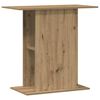 vidaXL Aquarium Stand Artisan oak Engineered wood Medium Aquarium Stand