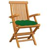 vidaXL Patio Chair Set of 6 Teak Teak wood Standard Foldable