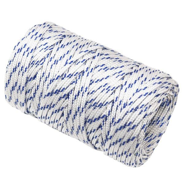 vidaXL Boat Rope White 0.08 " 164.0 ' Polypropylene