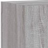 vidaXL TV Wall Cabinet Grey Sonoma Engineered wood 12.0 x 13.8 x 27.6 in