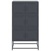 vidaXL Sideboard Anthracite Steel Medium Sideboard Rectangular