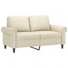 vidaXL 2-seater Sofa Cream