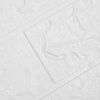 vidaXL Wallpaper Set of 20 White PE Foam Standard Wallpaper