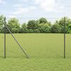 vidaXL Hexagon Fence Gray 5.2'x 82'Steel