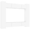 vidaXL TV Cabinet Set Set of 8 White Engineered wood Set of 8